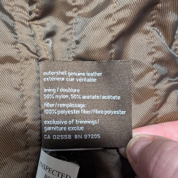 Danier Black and Brown Lightweight Leather Jacket - Picture 8 of 10